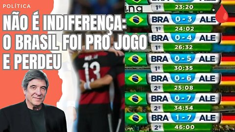 NÃO É INDIFERENÇA: O BRASIL FOI PRO JOGO E PERDEU