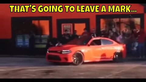 WHEN SHOWING OFF GOES WRONG #car #cars #fail #crash #dodgecharger #dodgechallenger