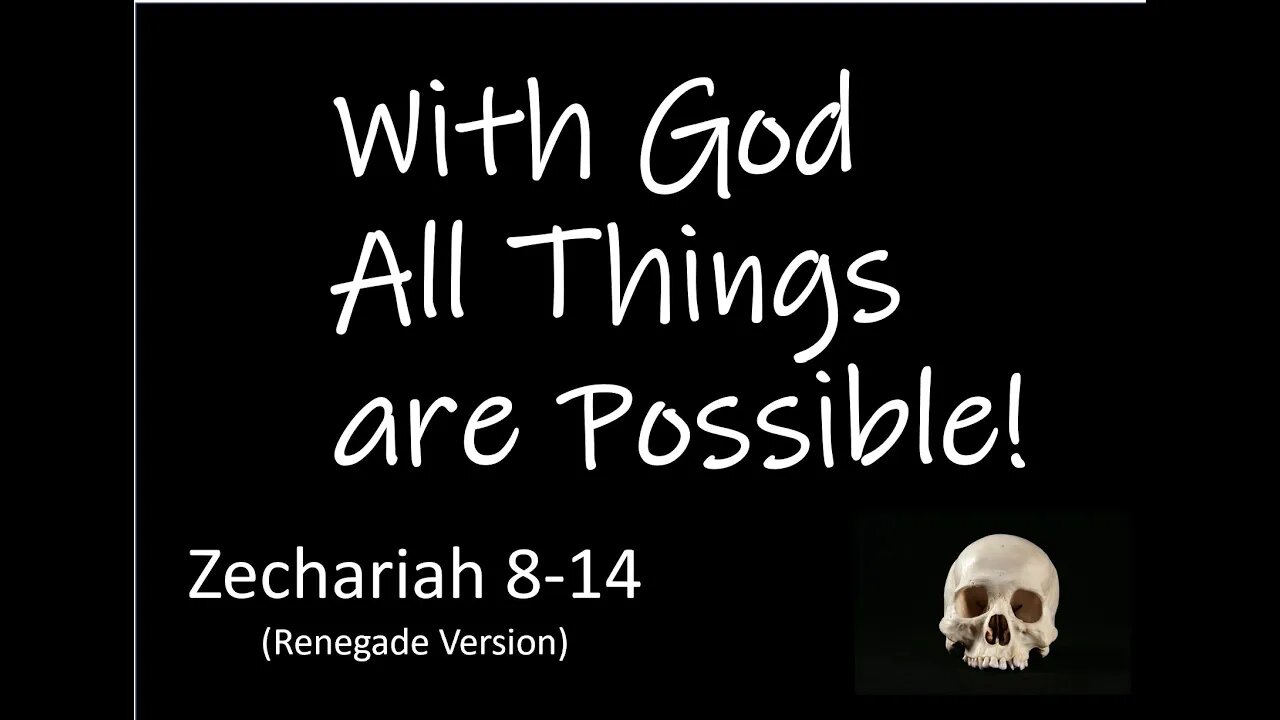 With God All Things Are Possible! (Renegade Version