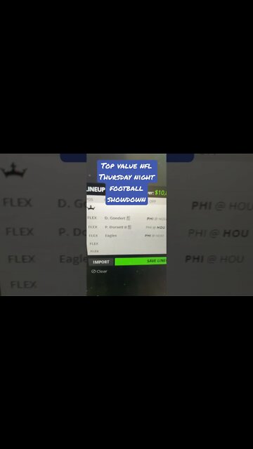 Dreams Top DraftKings NFL DFS Eagles vs Texans Showdown Value Plays 11/3/2022