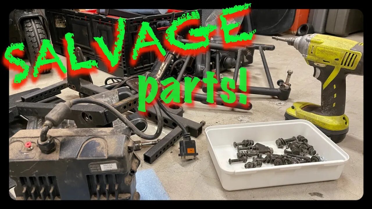 VLOG 543: old crusty wheelchair parts!