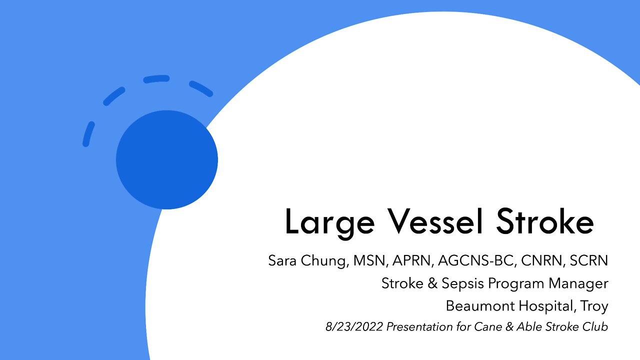 Large Vessel Stroke