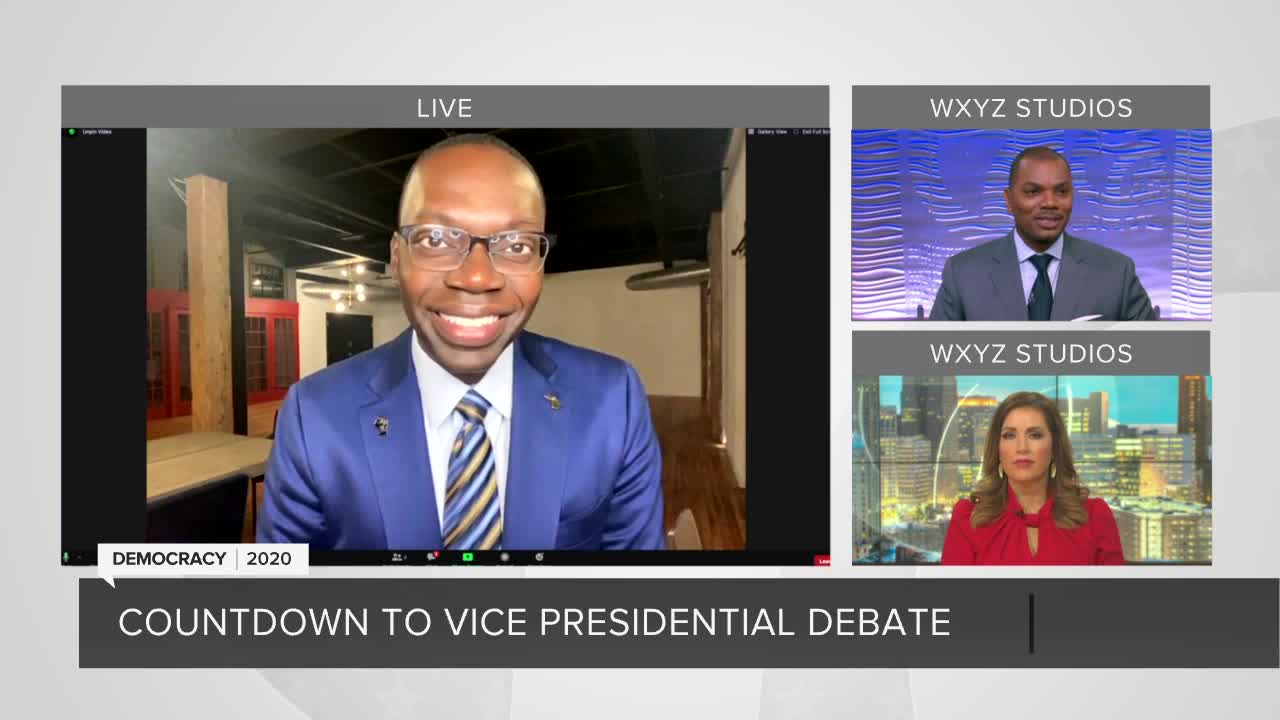 Michigan Lt. Gov. Garlin Gilchrist looks ahead to vice presidential debate