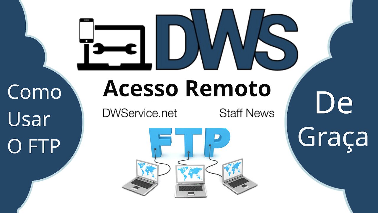 Acesse o SEU PC de qualquer lugar do MUNDO de GRAÇA | DWS Aprenda a Usar o FTP!