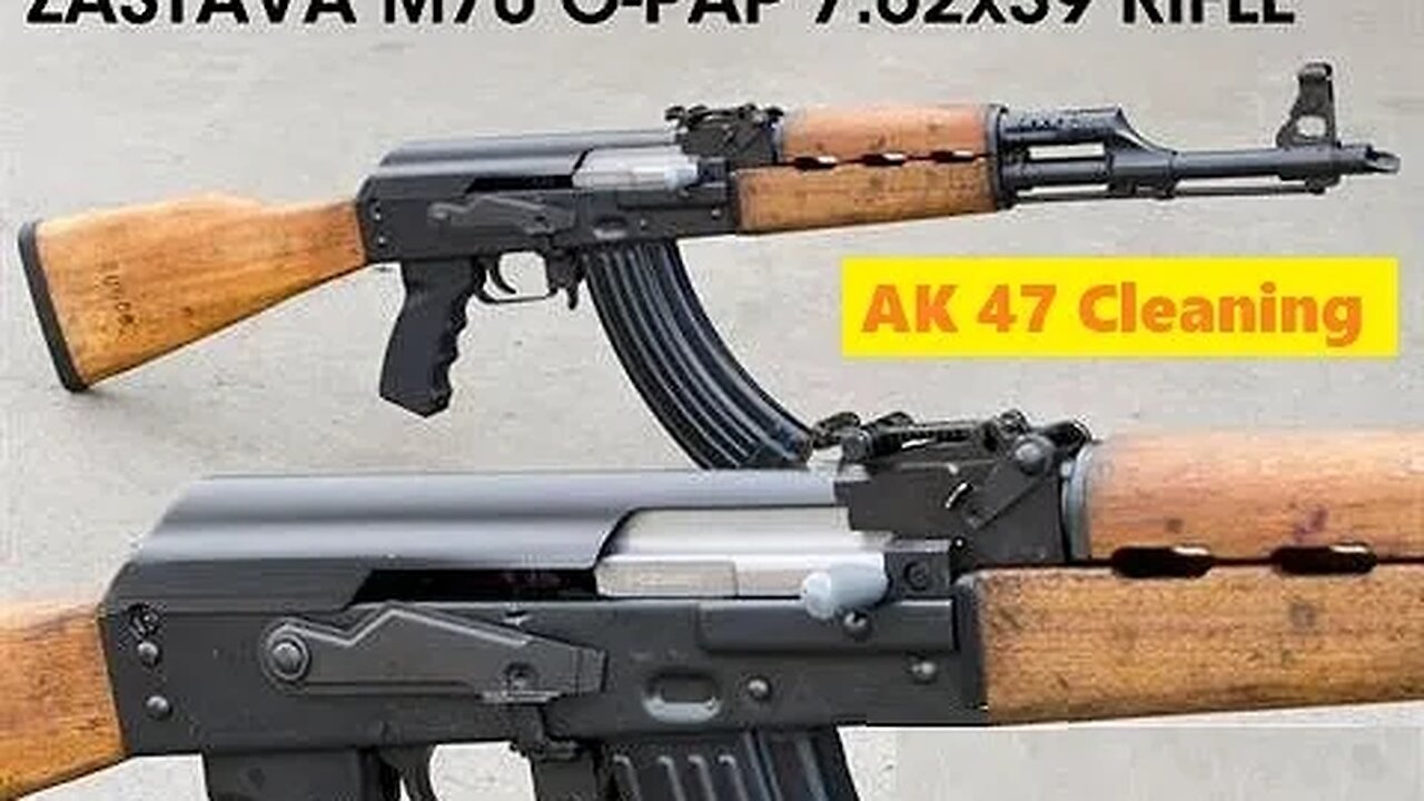 After 4 Years In Garage I Did Light Cleaning Of The AK 47 Zastava M70