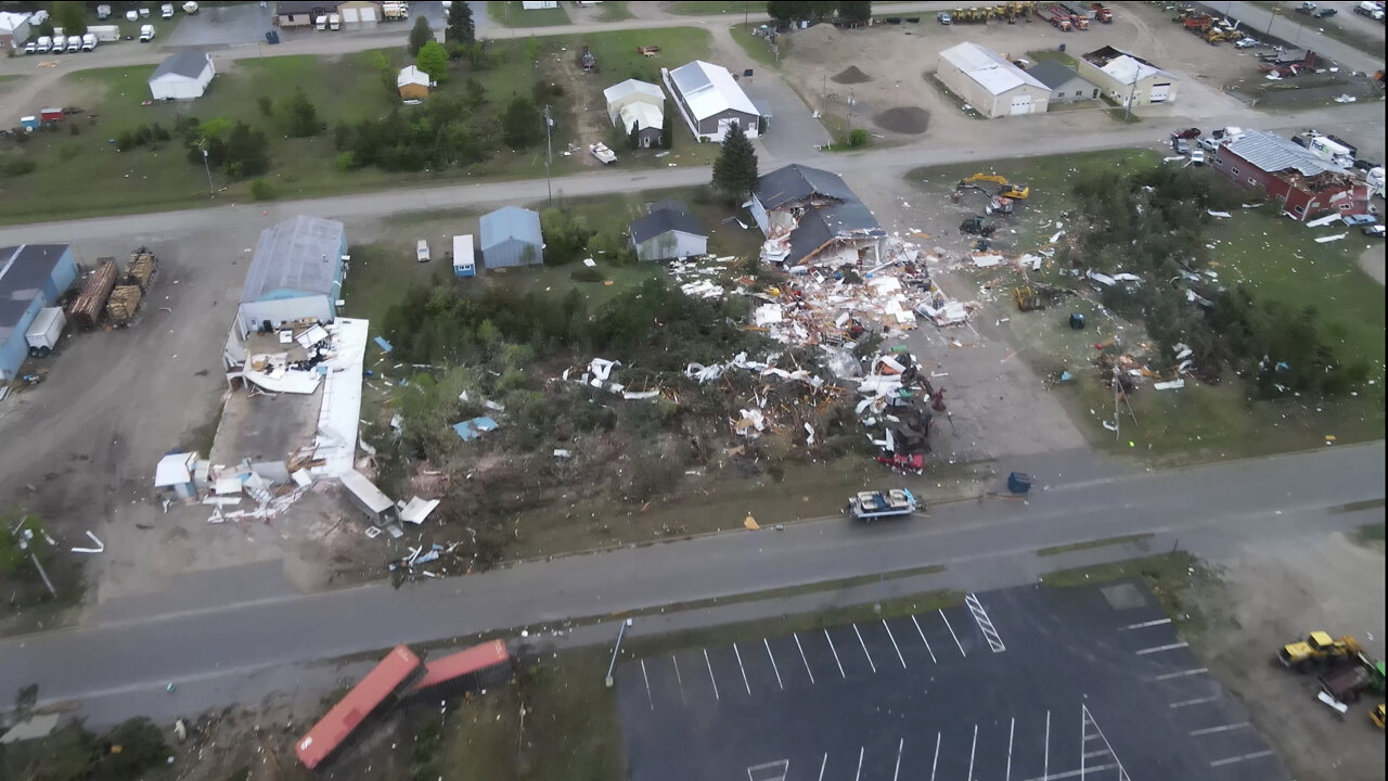 Severe Tornado Hits Gaylord, Michigan