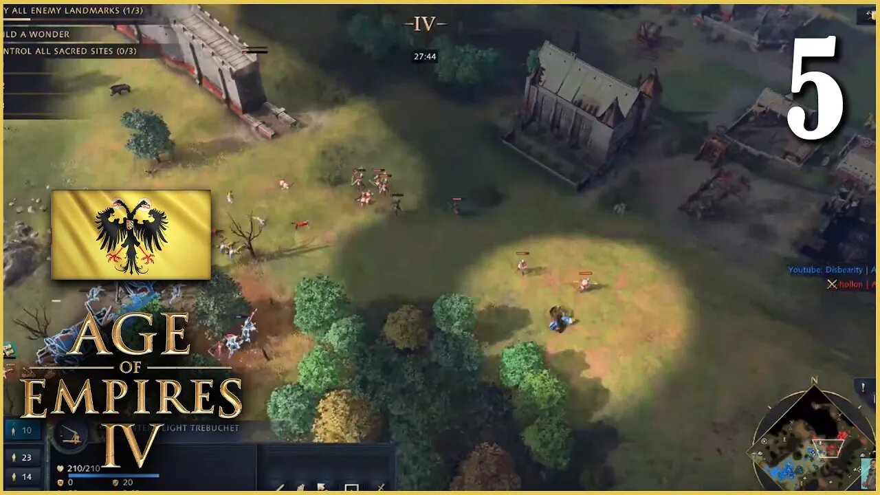 Age of Empires 4 - HRE vs England // 1v1 // Ranked Placements #5