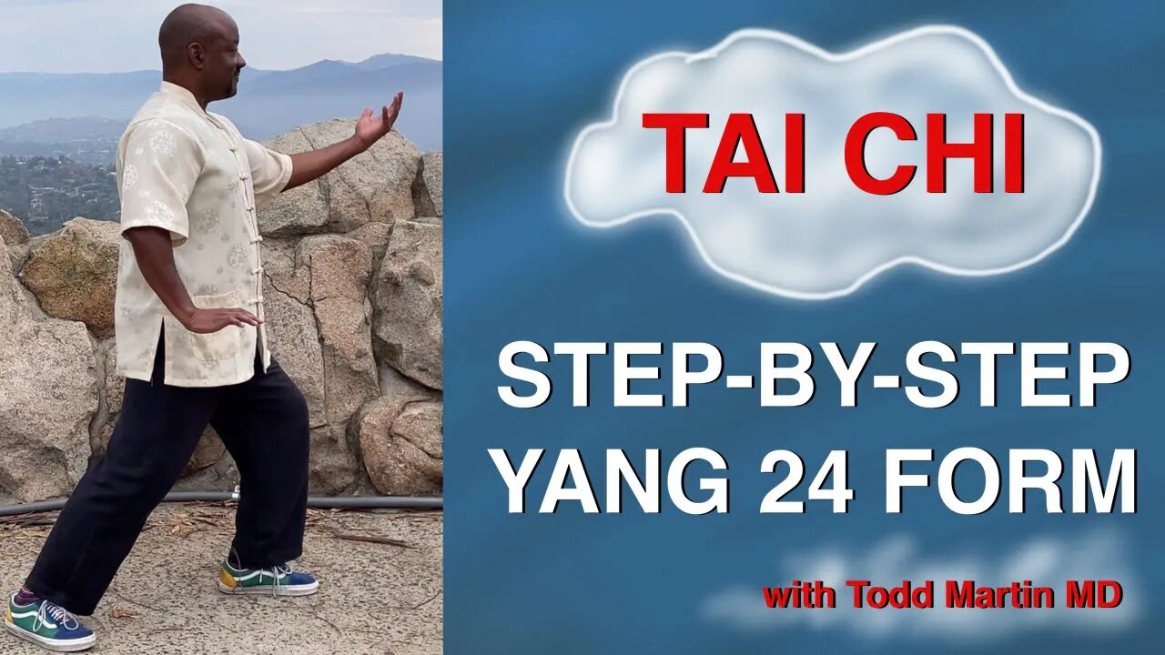 Tai Chi Yang Style 24 Form Step by Step Opening Posture Thru Brush Knee