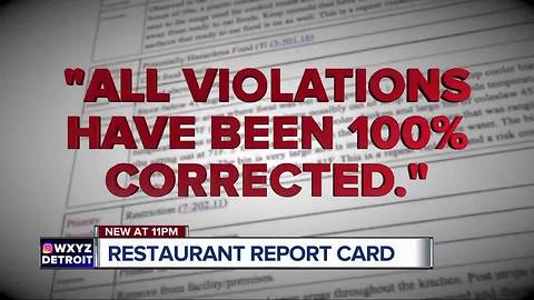 Looking at the report card inspectors give 3 Wayne County restaurants