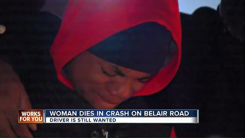 27-year-old woman dies in crash; driver flees on foot