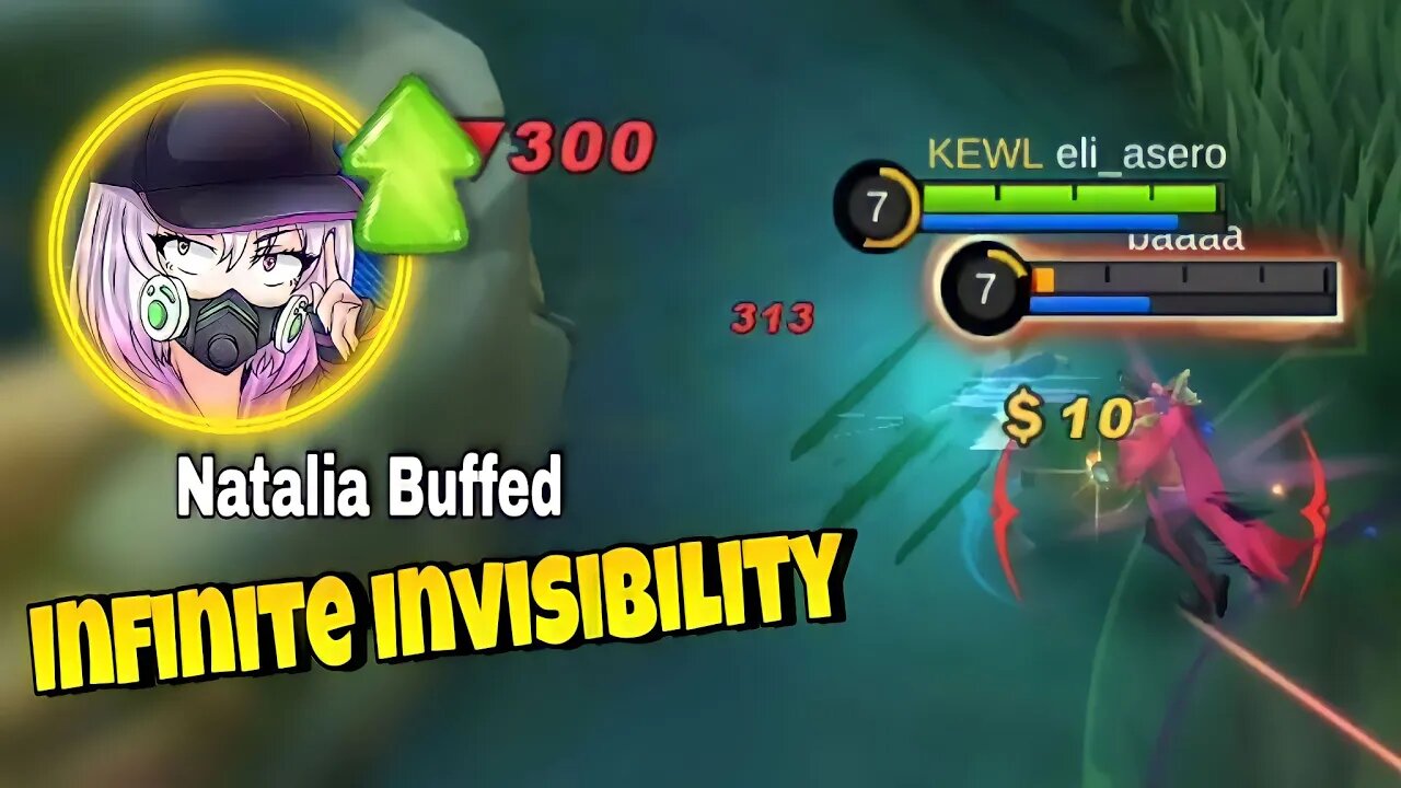 Infinite Invisibility On Buffed Natalia 😱 | Mobile Legends Bang Bang