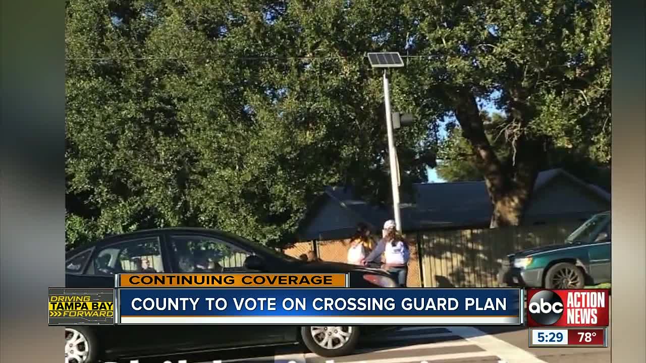 Hillsborough Sheriff previews plan to put crossing guards at every middle school in the county