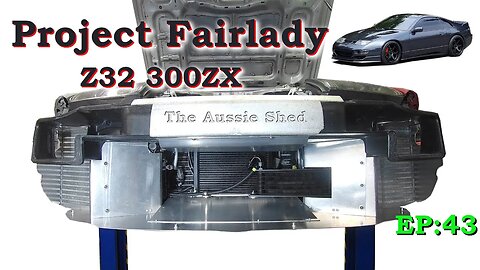 Front Ducting Fabrication. Part 2. Project Fairlady Z32 300zx Twin Turbo, Ep:43