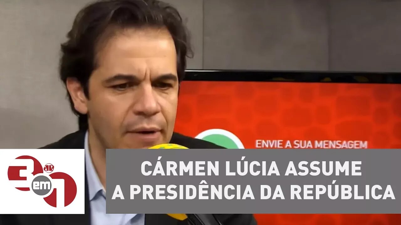 Cármen Lúcia assume a Presidência da República nesta sexta e sábado