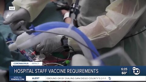 Questions over whether SD hospitals will mandate the vaccine for healthcare workers