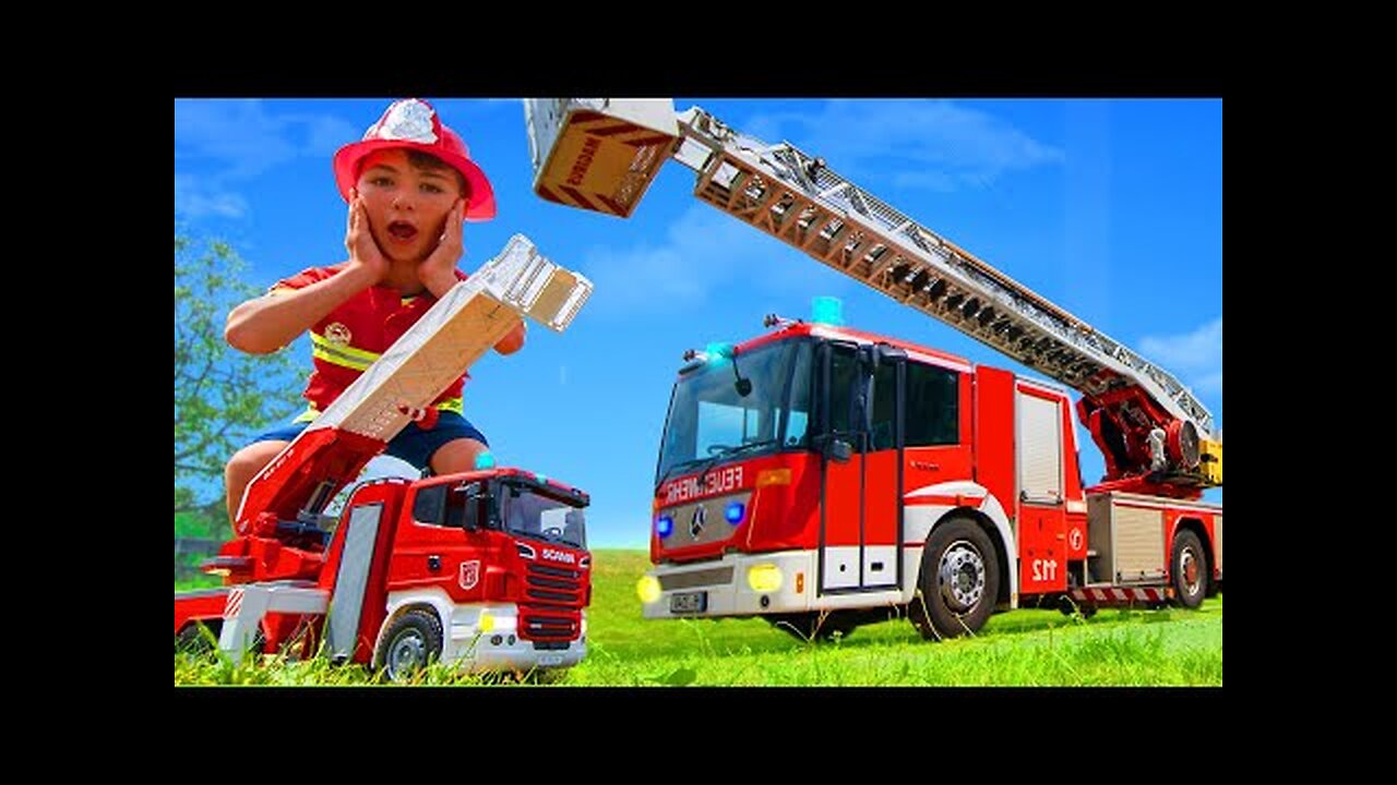 Stories for Kids with a Real Fire Truck!