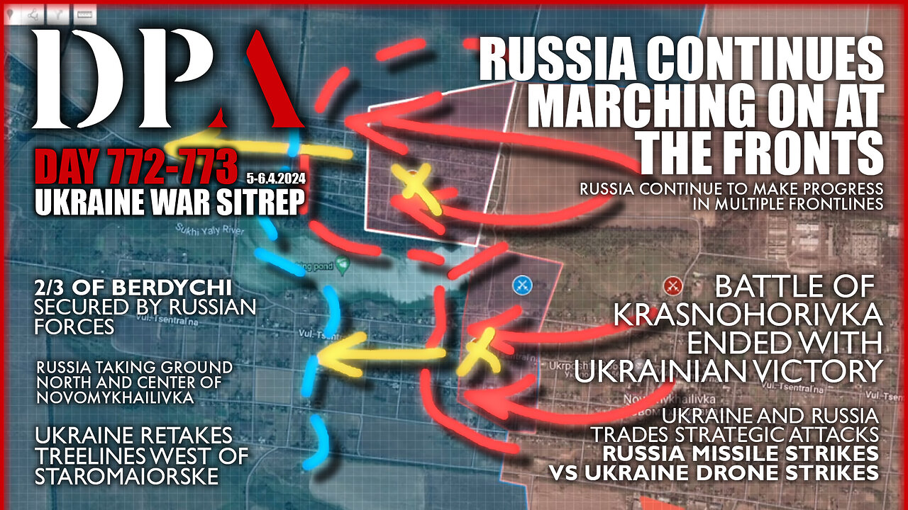 [ SITREP ] RUSSIAN BEAR MARCHES ON~!!! Ukraine successfully win Round 1 of Battle of Krasnohorivka