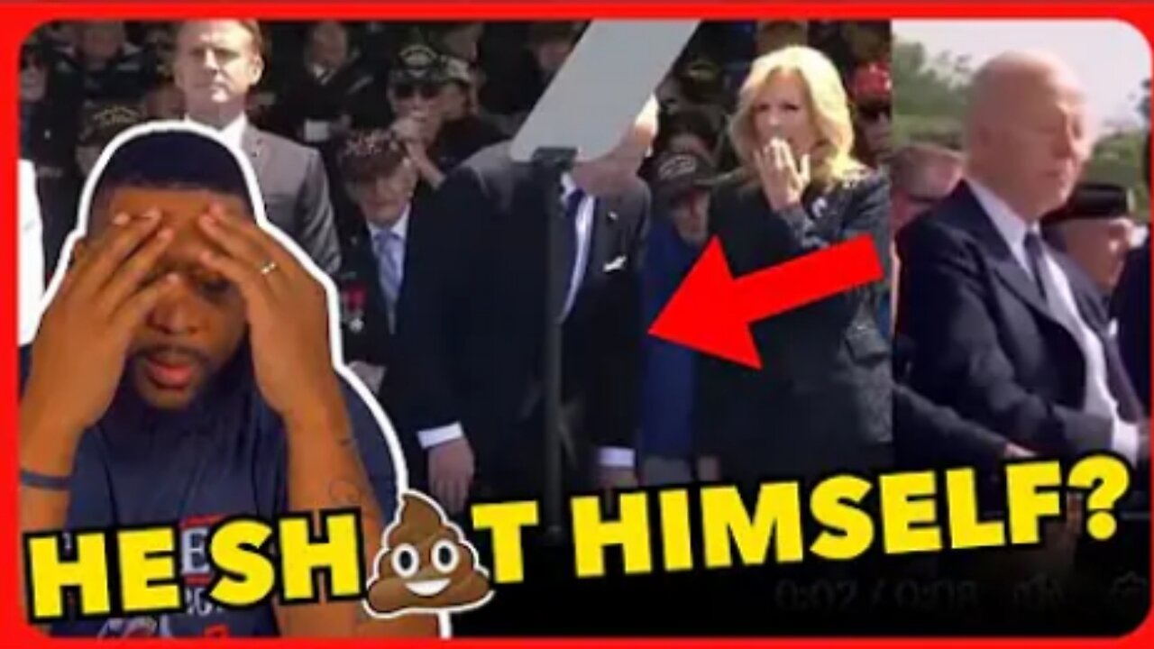 Joe Biden SHTS HIMSELF LEAVES EARLY During DDAY Ceremony!?