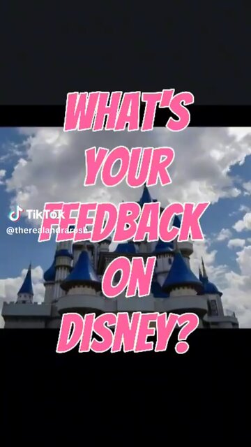 Captioned - What’s your feedback on Disney?