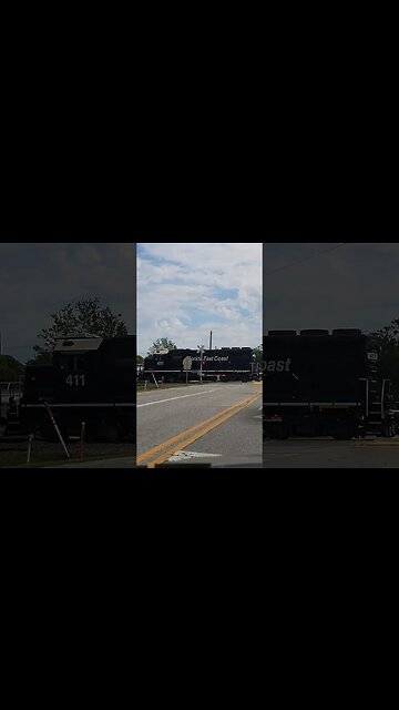 Florida East Coast Railway Local at South Daytona Fl. Apr. 14 2023 #railfanrob #rrmrailvideos