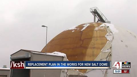 City considers building new salt dome as one facility deteriorates