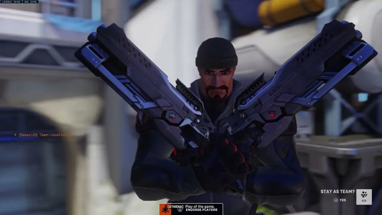 Genji and Doomfist were aggressive and good.