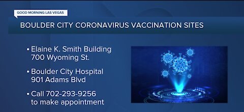 Boulder City coronavirus vaccination sites and ambitious vaccination plan