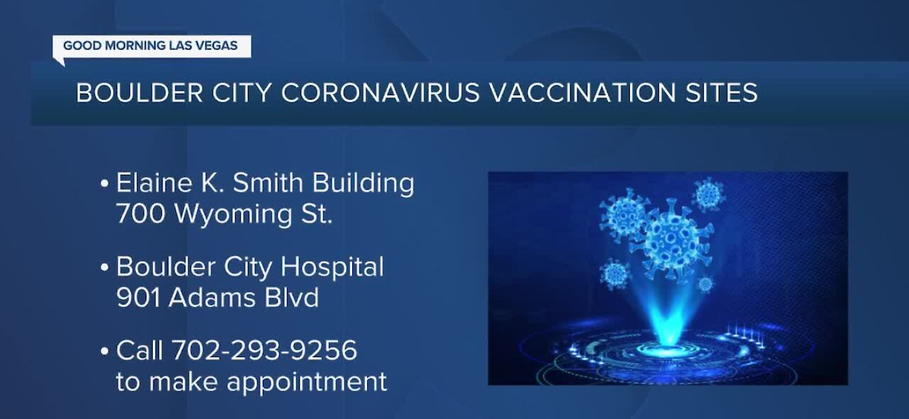 Boulder City coronavirus vaccination sites and ambitious vaccination plan