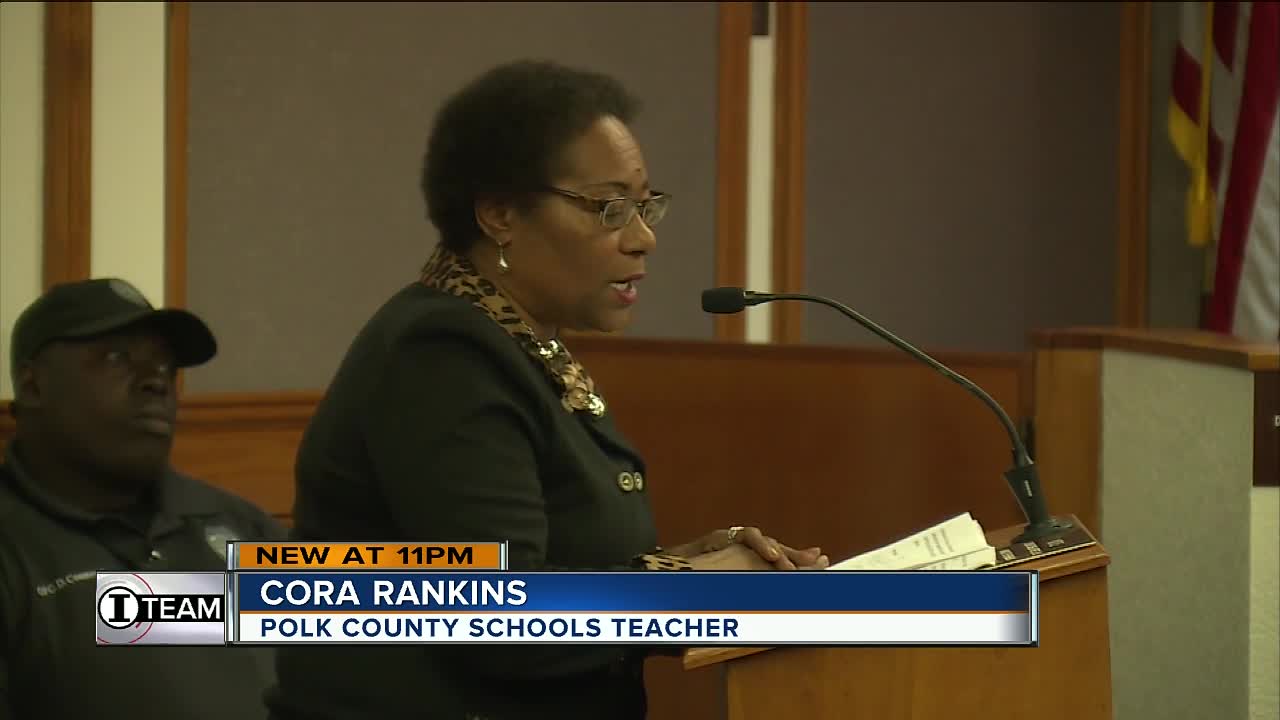 Polk County teacher asks school board to join the fight against state teacher test