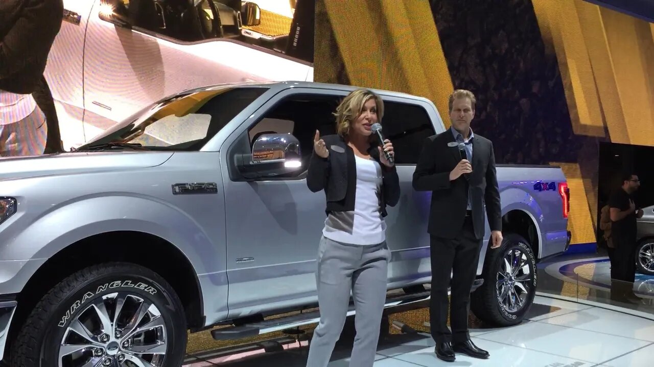 The hot new models from Ford (with the 2015 F-150 aluminum pickup truck) at NAIAS Detroit Auto Show