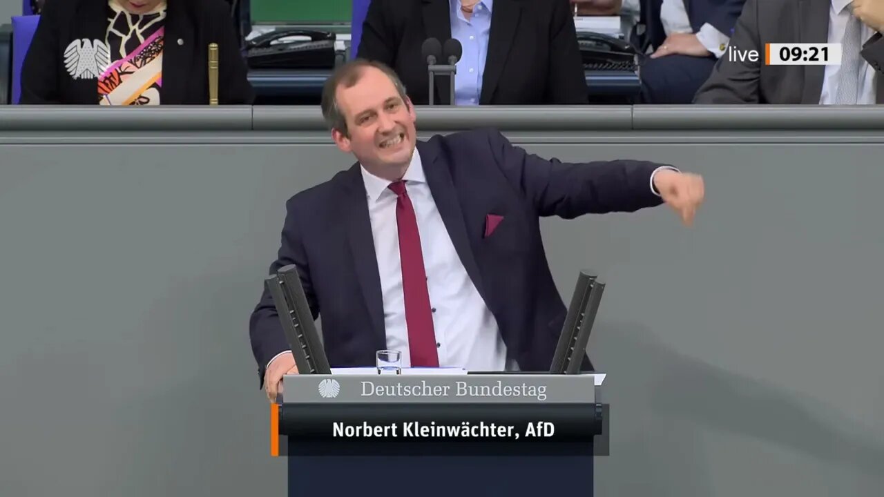 Migrationsmurks der Ampel bringt Norbert KleinwƤchter auf 180! š„ - AfD-Fraktion im Bundestag