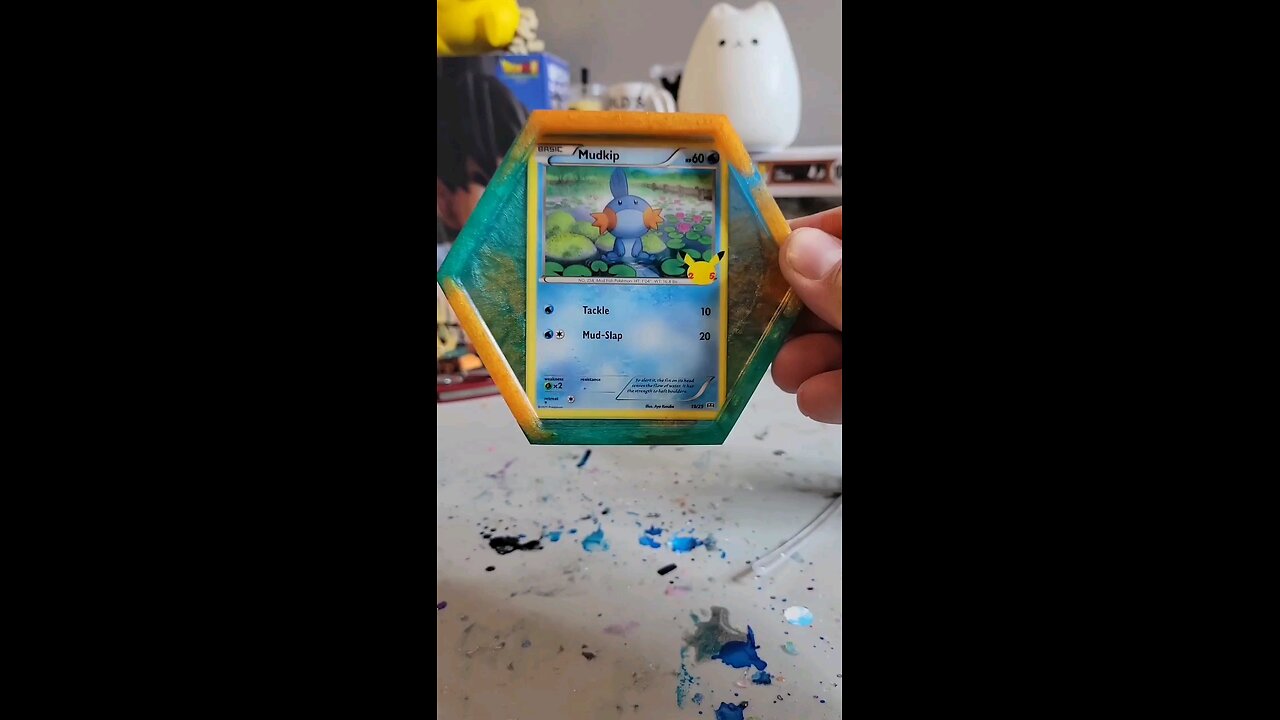 Mudkip 25th Anniversary Pokemon TCG Coaster!