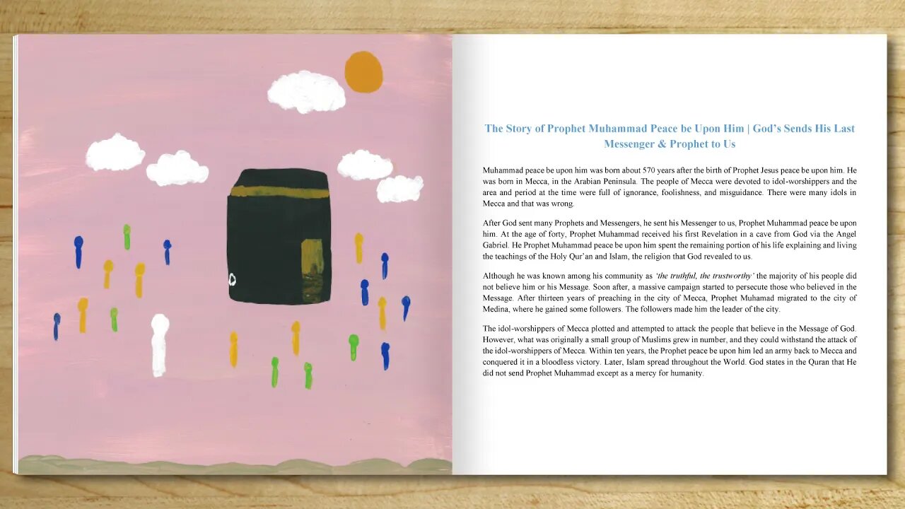 Story of Prophet Muhammad PBUH in Islam Summarised for Kids