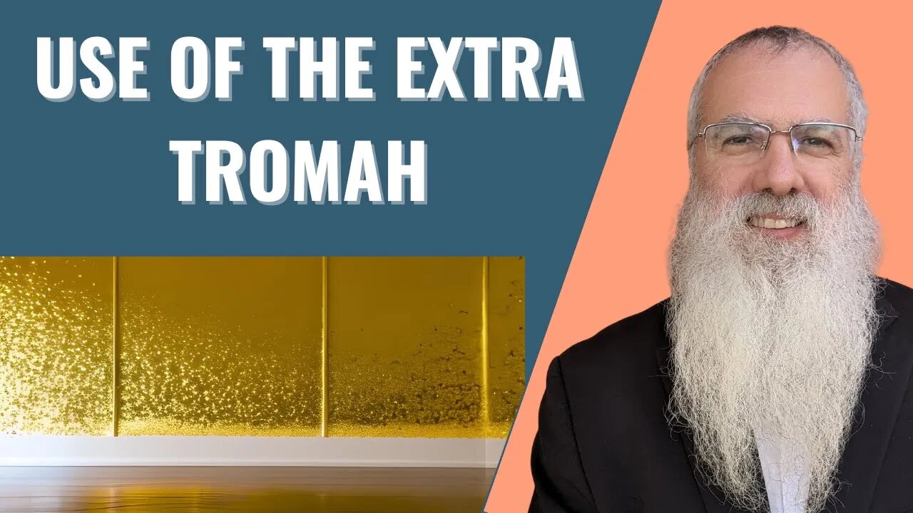 Mishna Shekalim Chapter 4 Mishnah 4. Use of the extra Tromah