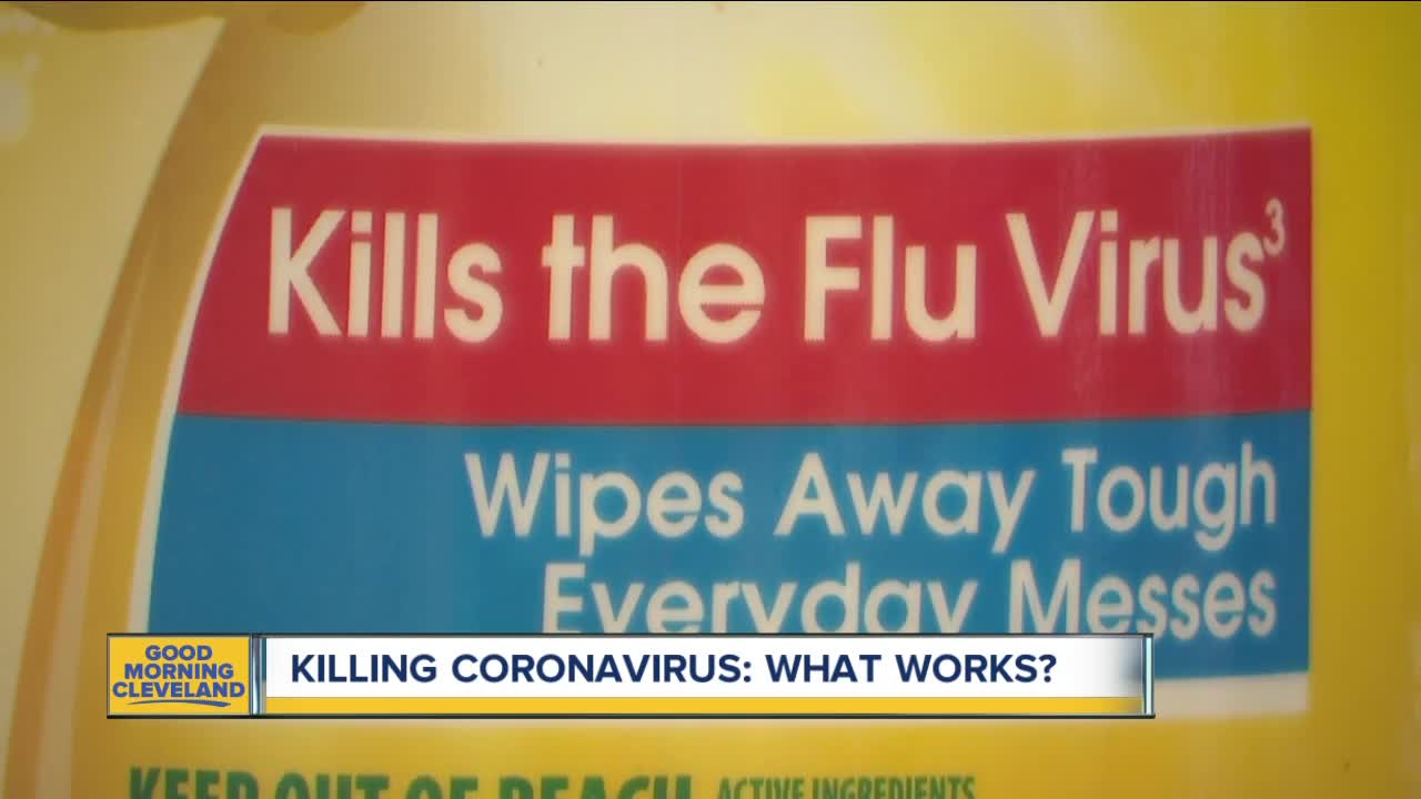 Household cleaners can kill coronavirus