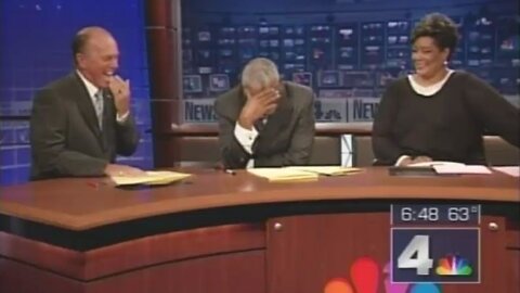 2006 Flashback: Jim Vance, George Michael Laugh as Model Falls on Runway