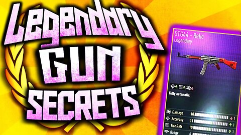 COD AW: "LEGENDARY WEAPON SECRETS" THE HIDDEN STATS! (LEGENDARY STG-44 RELIC WEAPON BREAKDOWN)!