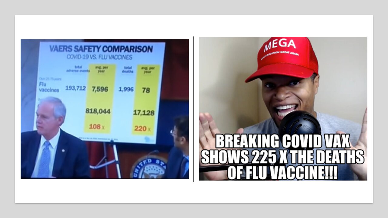 BREAKING: COVID Vax Shows 225X the Deaths of Flu Vaccine!!!