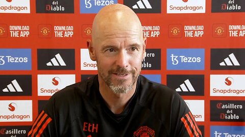 Hojlund's qualities? 'I can’t talk about player at ANOTHER CLUB' | Erik ten Hag | Man Utd v Dortmund