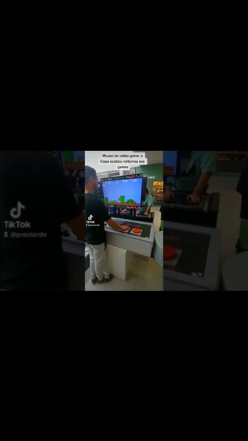 Museo do vídeo game me senti um velho ao mesmo tempo uma criança kkkk