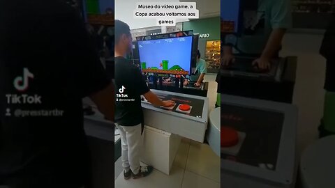 Museo do vídeo game me senti um velho ao mesmo tempo uma criança kkkk