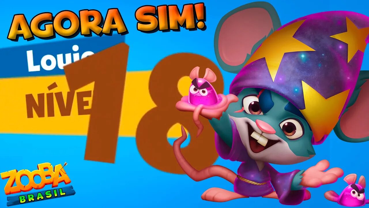 LOUIE FINALMENTE FOI PARA O NV 18 VAI AMASSAR GERAL! ZOOBA