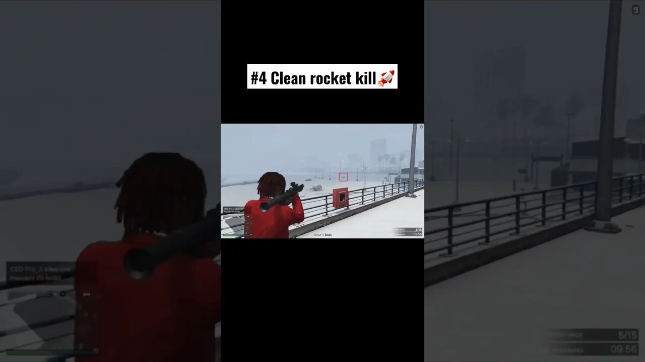 #4 Clean rocket kill🚀 #shorts #gtaonline