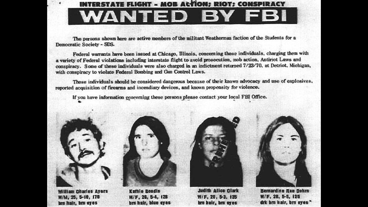 ☭ Whose RUNNING The White House....Obama's Mentor Bill Ayers & his wife Bernardine Dohrn ?