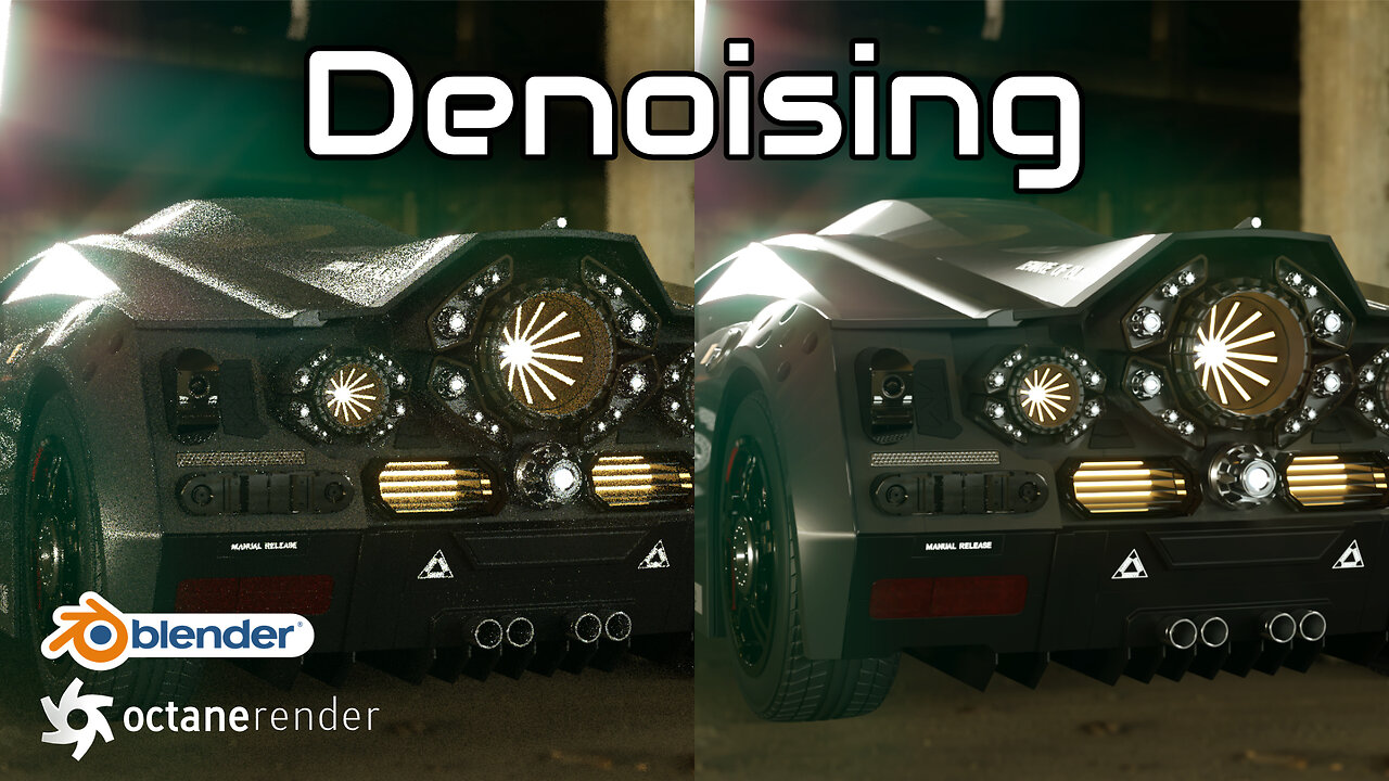 Blender Tutorial - Octane Render - Getting Started with Denoising