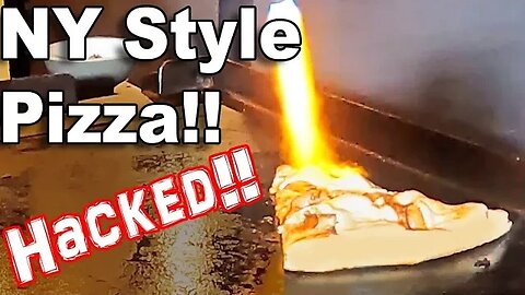 NY Pizza Hack! Crispy!