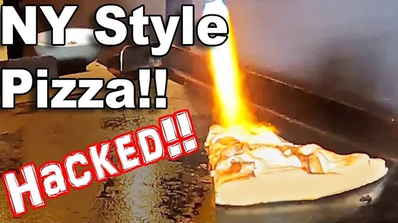 NY Pizza Hack! Crispy!