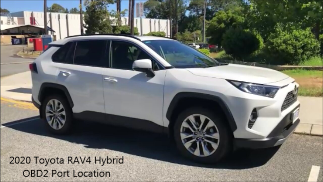 2020 Toyota RAV4 Hybrid OBD2 Port Location