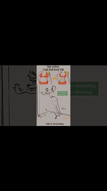 One action to lose body fat | One simple trick to lose belly fat | Easy trick to burn fat #Shorts