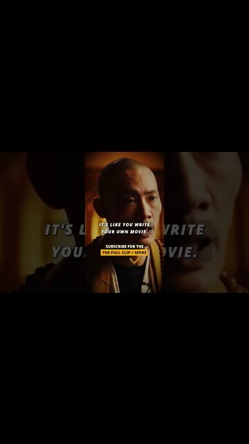 Shaolin Master Explains How We Write Our Own Movie in Life - Master Shi Heng Yi Monk #shorts